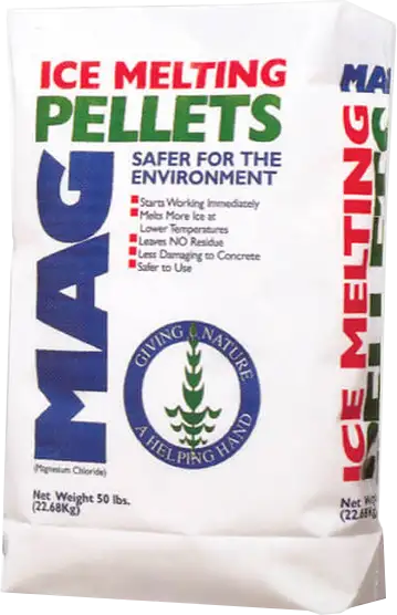 Ice-Mag® Magnesium Chloride Pellets 50 lb Bag - 48 per pallet - Snow & Ice Control